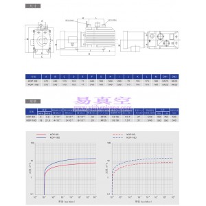 替代爱德华Edwards E2M80 双级旋片式真空泵维修包/维修