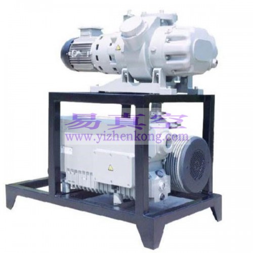 单级旋片泵中央真空系统+罗茨真空泵系统